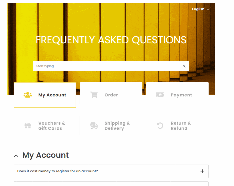 Easy & fast FAQ page creation