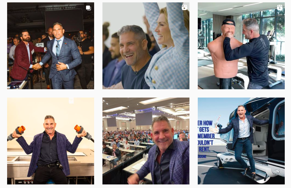 Grant Cardone's instagram account