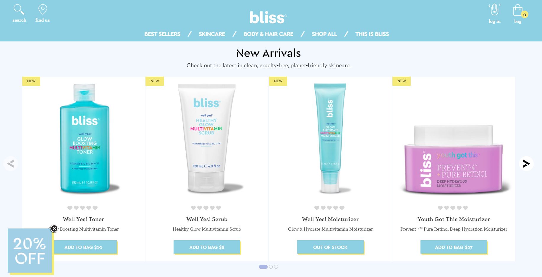 Bliss website