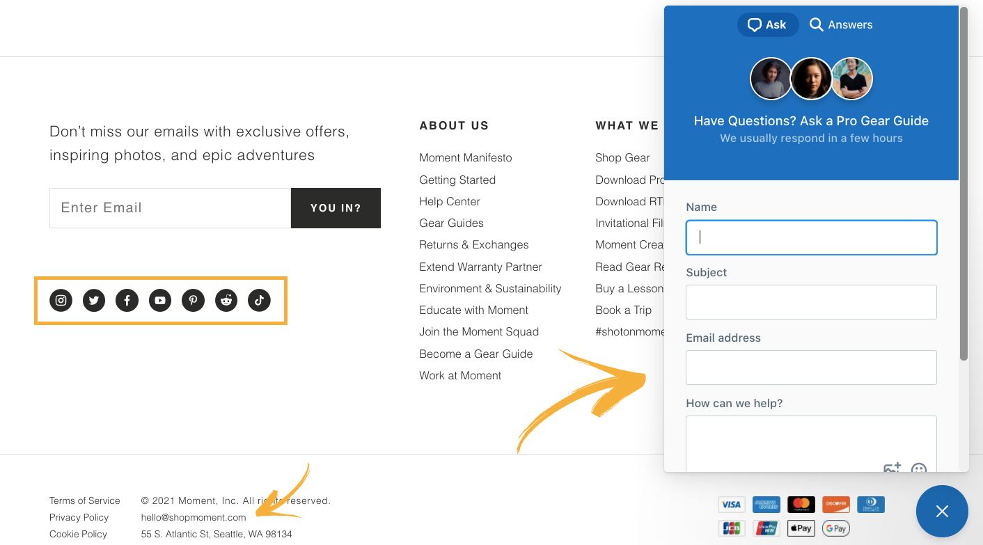 Multichannel communication experience