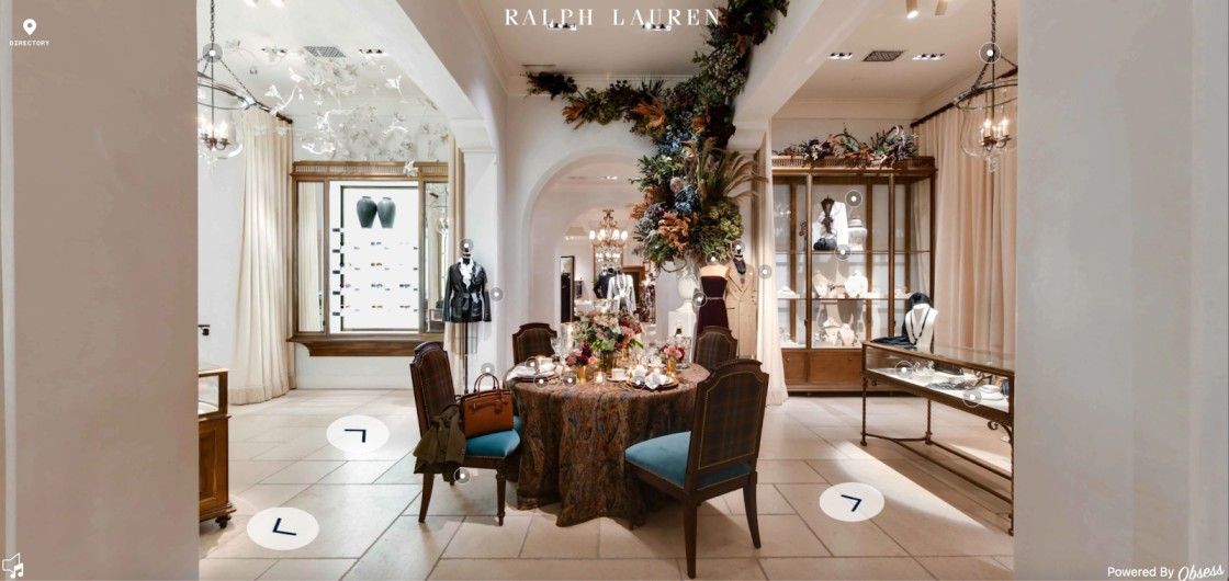 Ralph Lauren's virtual store