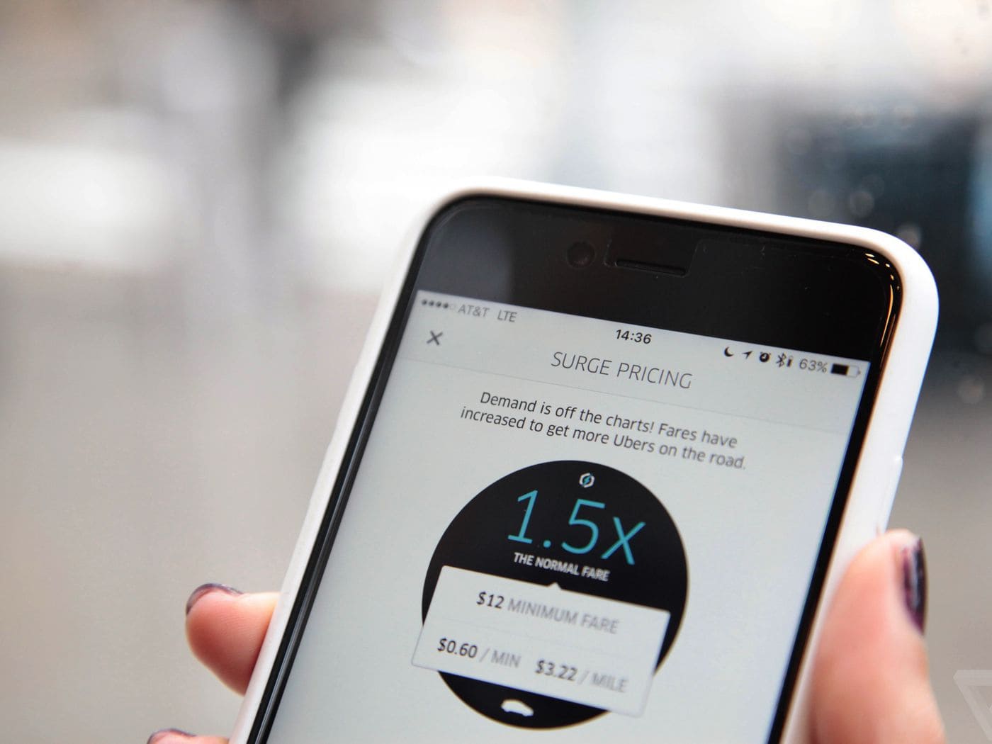 Uber uses AI to predict demand for rides and adjust prices.